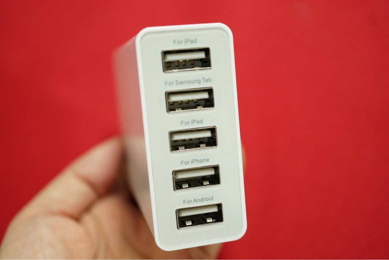 5つのUSBポート