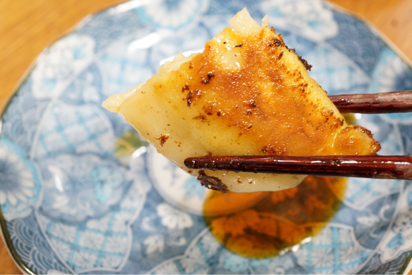 黒豚餃子試食