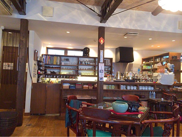 悟空茶荘店内