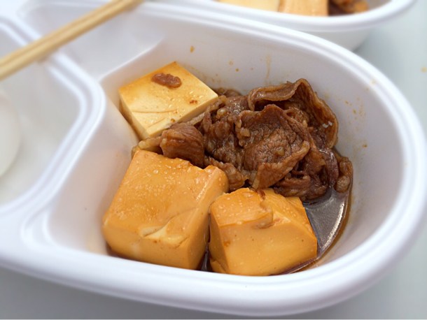 外で食べるすき焼き