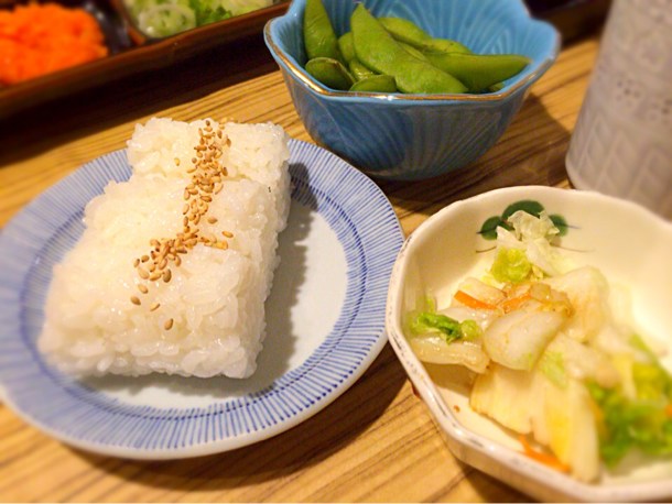 俵ご飯・お通し・漬物