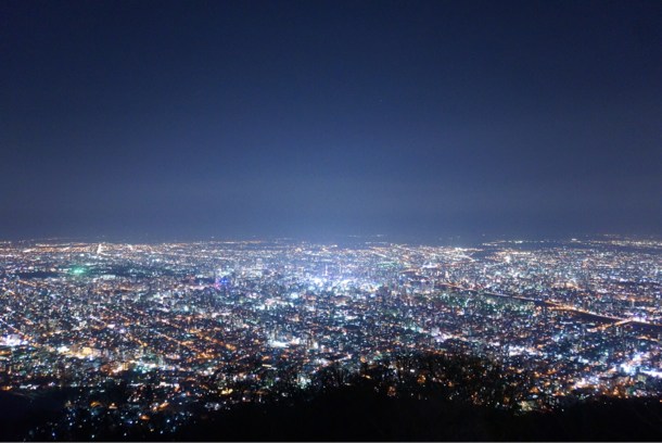 藻岩山 夜景
