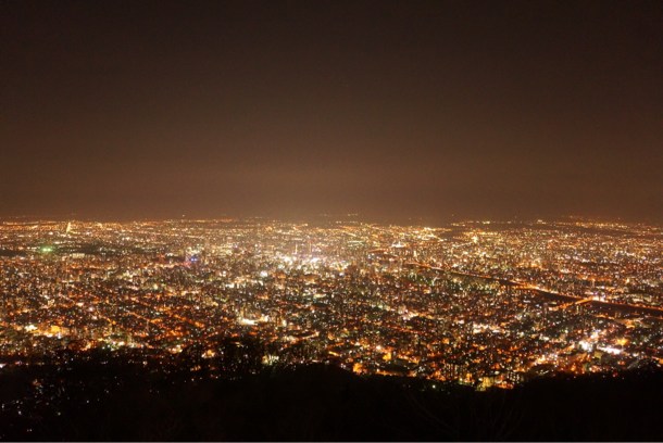 藻岩山 夜景