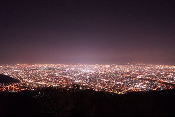 藻岩山 夜景