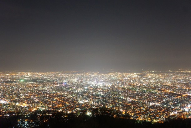 藻岩山 絶景夜景