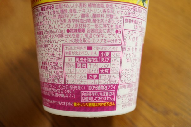 アレルギー表
