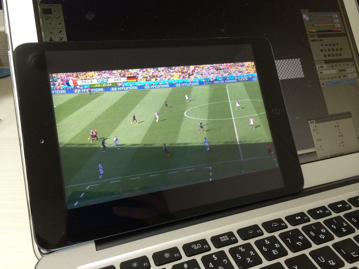 iPad miniでテレビ