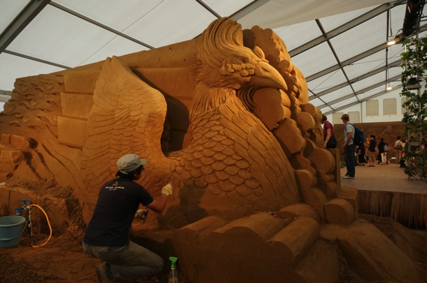 ヨコハマ砂の彫刻展