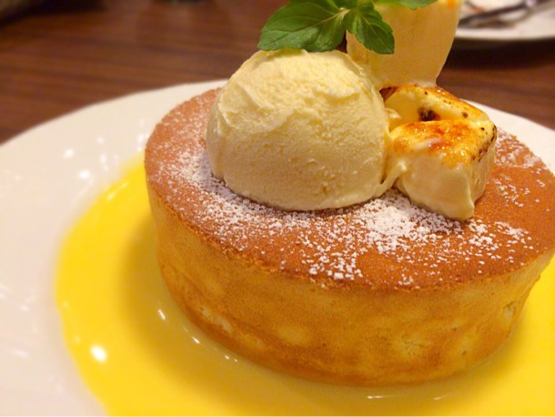 スフレパンケーキ