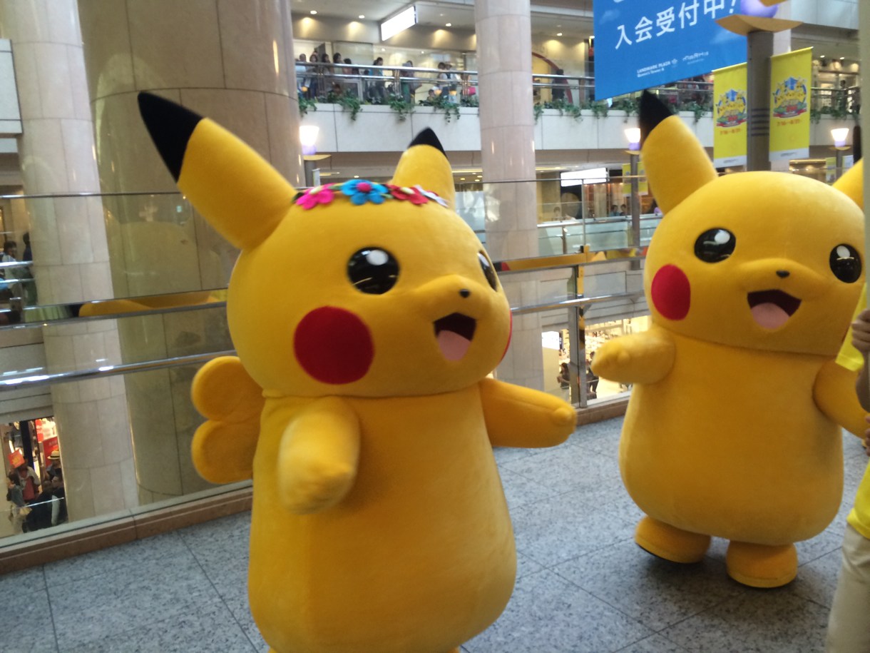 ピカチュウのお散歩