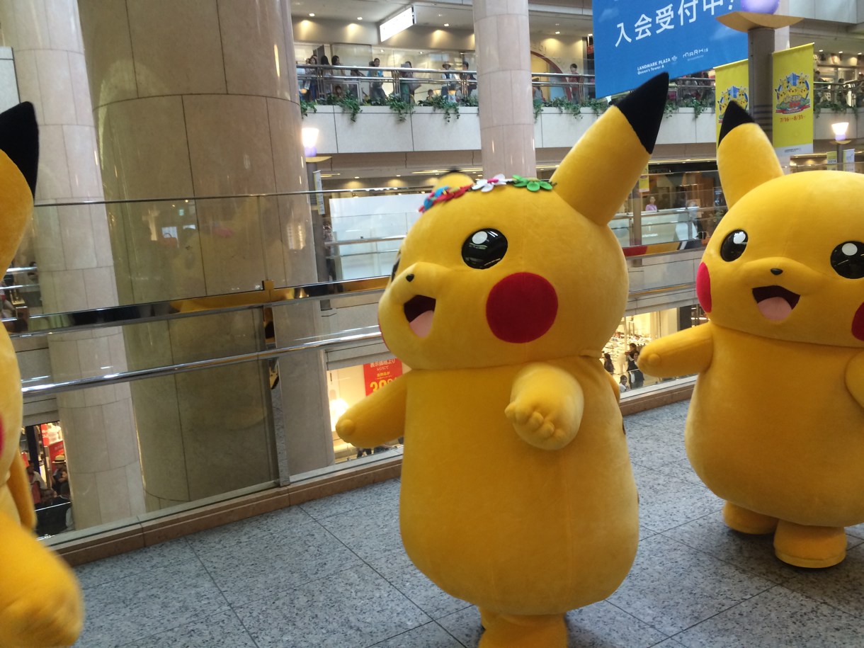 ピカチュウのお散歩