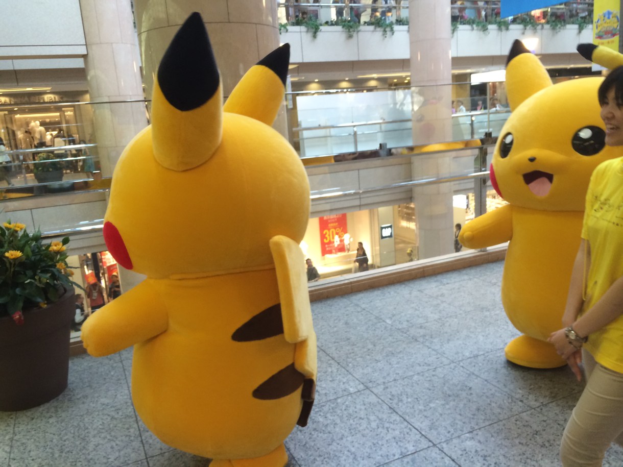 ピカチュウのお散歩