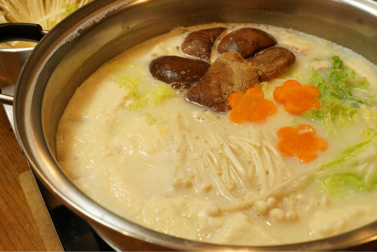 温泉湯豆腐野菜
