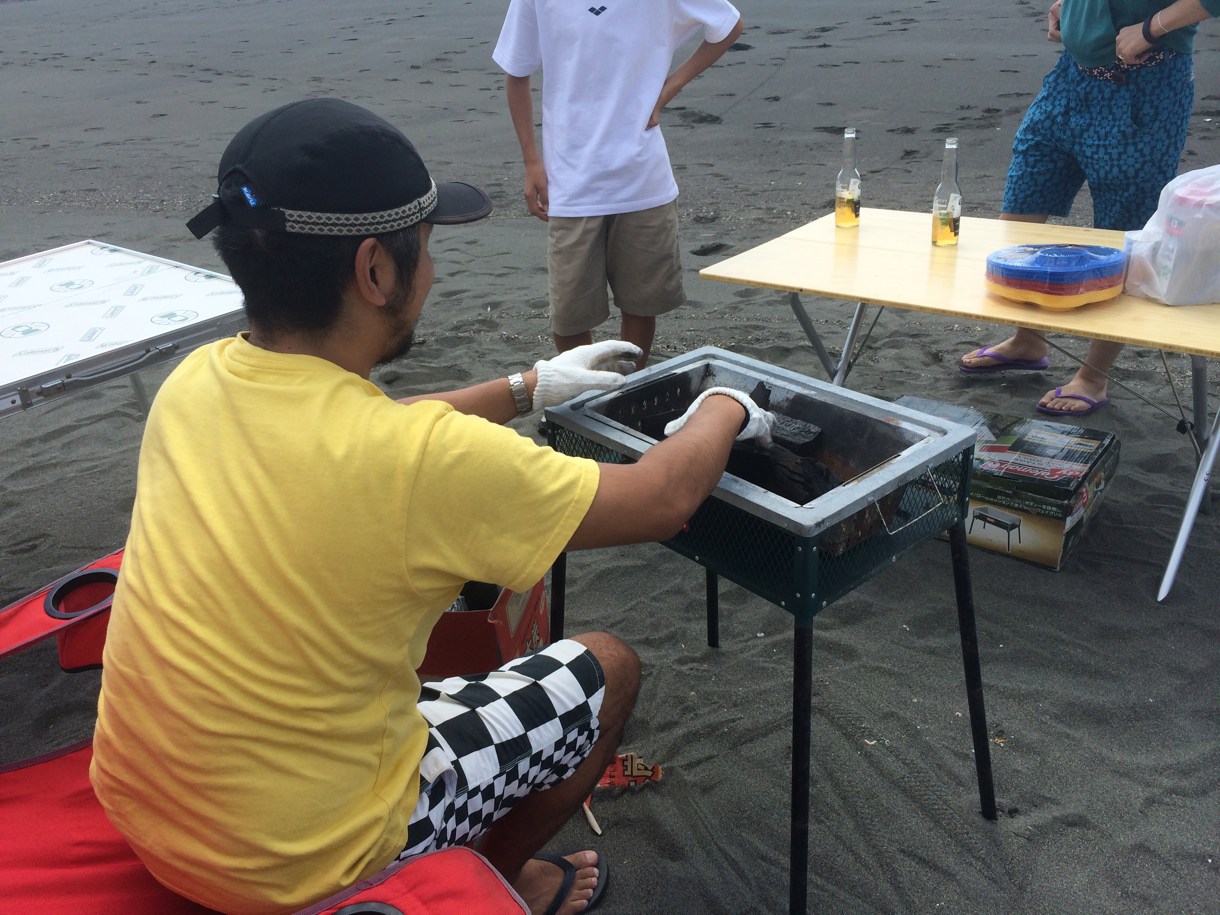 火起こし