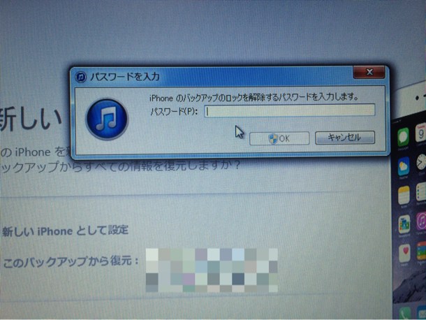 パスワード入力