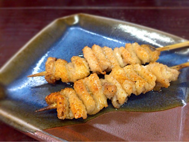 比内地鶏の皮