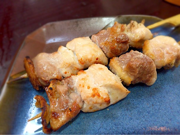 追加で比内地鶏の焼き鳥を注文