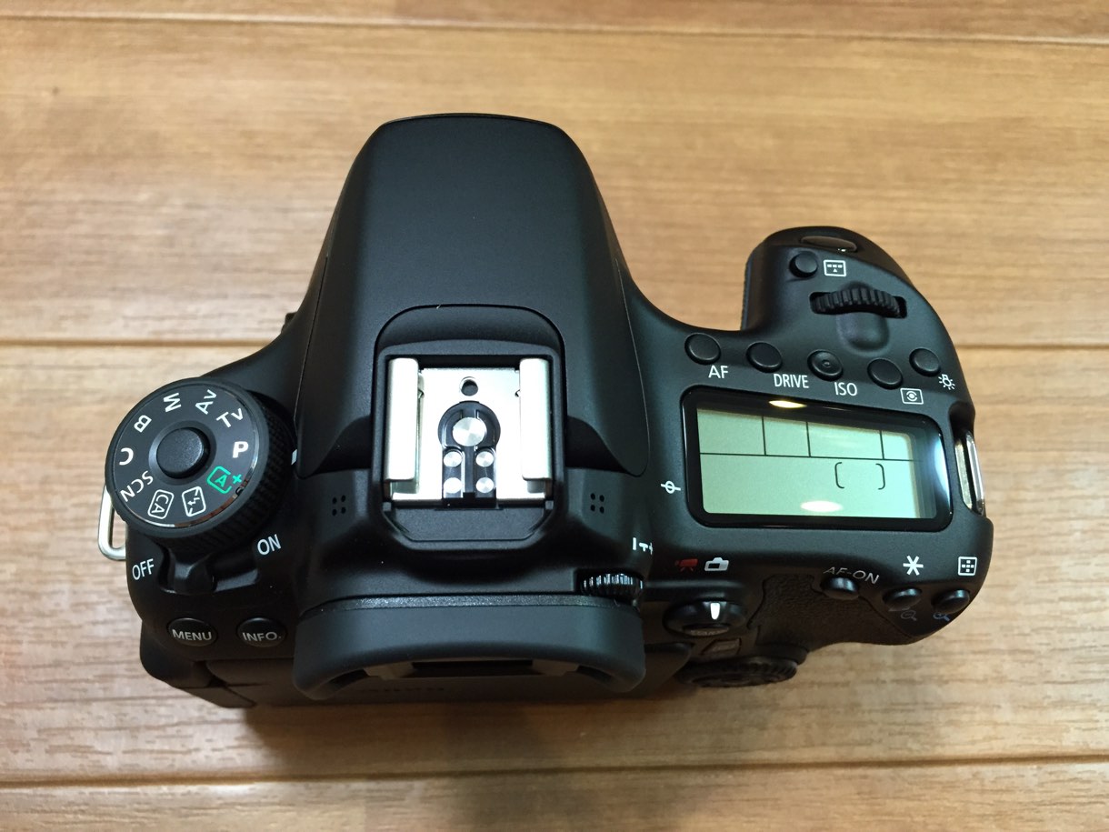 70Dを上から見た写真