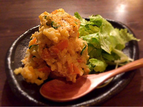 燻製のポテトサラダ
