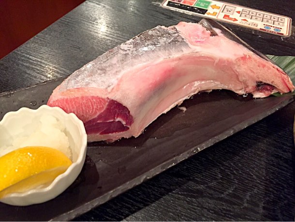 マグロカマの炙り焼き