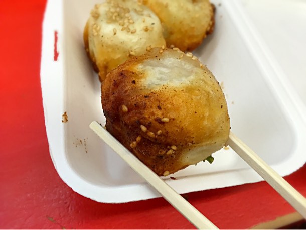 厚みのある焼き小籠包
