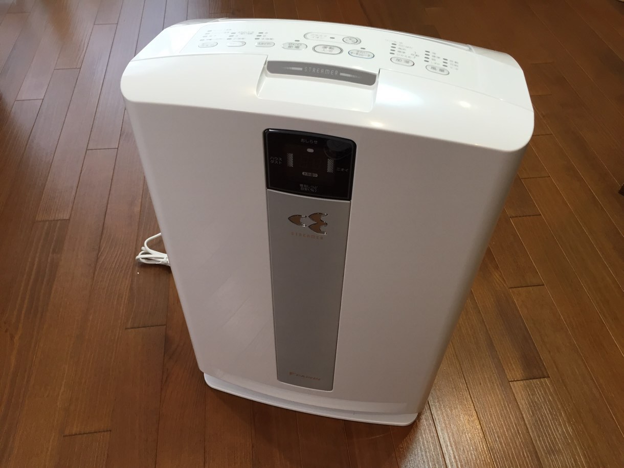 Å] 空気清浄機 ダイキン「TCK70P」空気が澄んで潤った！おいしい空気で