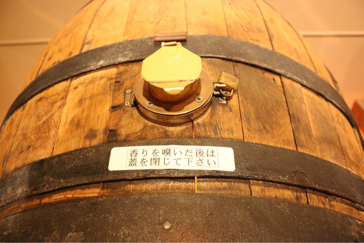 未貯蔵から5年貯蔵→15年貯蔵すべての香りを実際にかぐことができました。