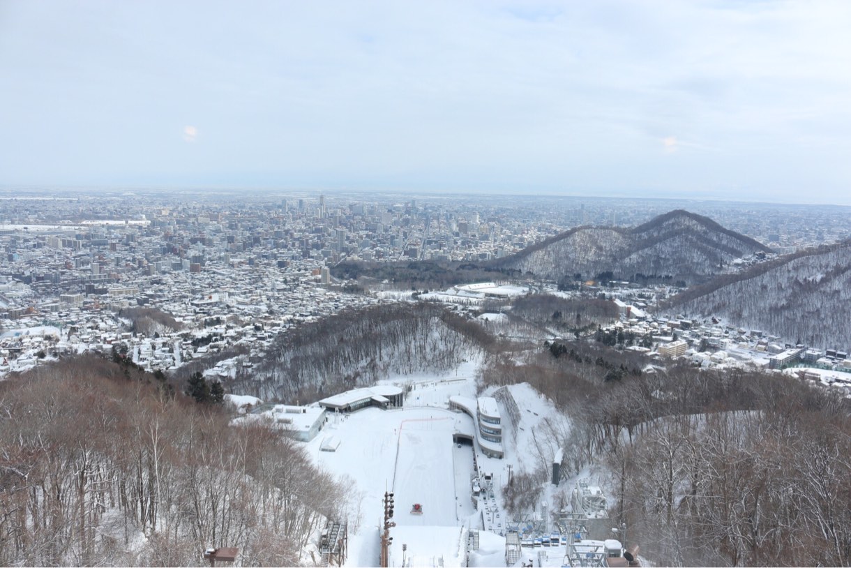 ジャンプからの景色