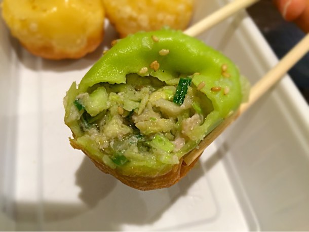 翡翠の焼き小籠包