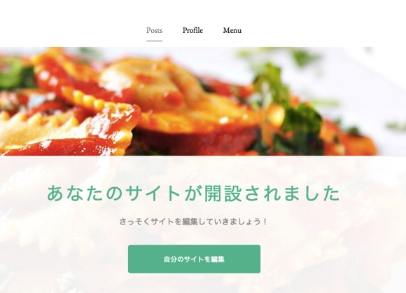 サイトが開設されました