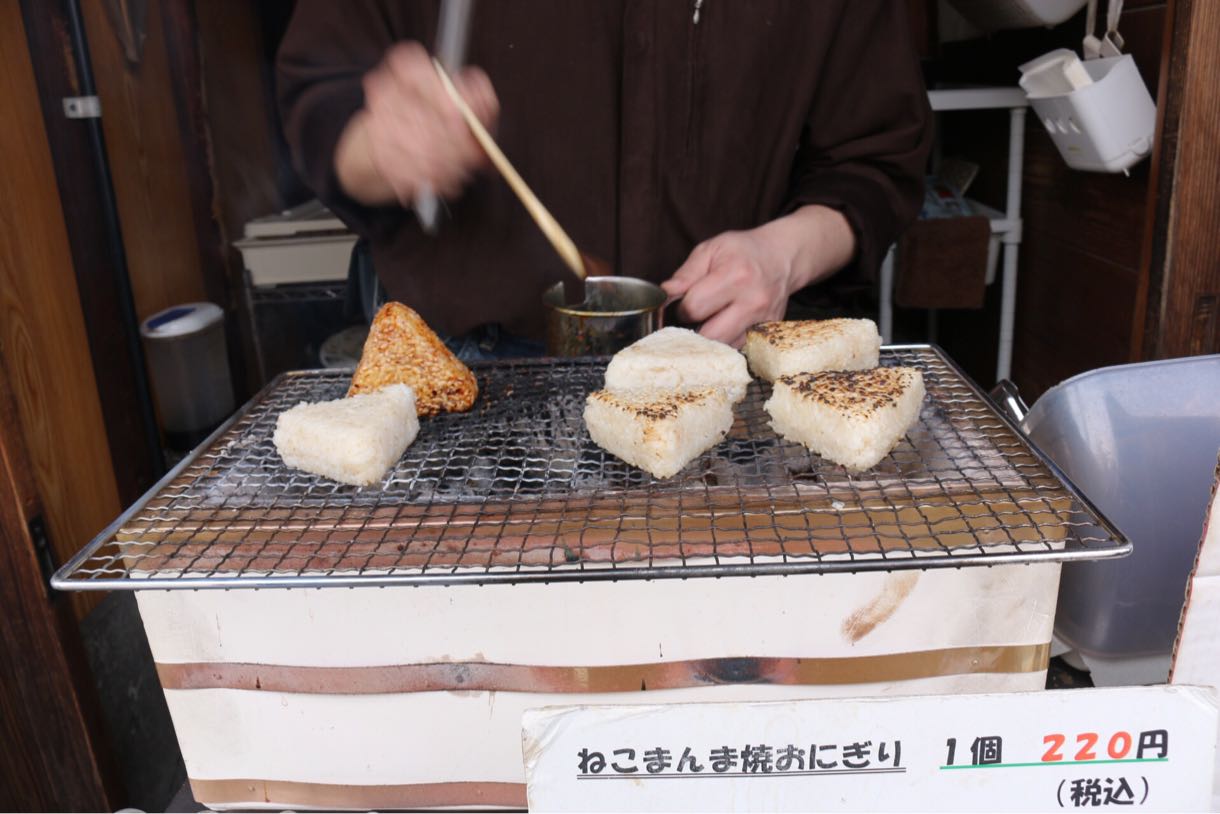 中市本店 店頭販売 焼きおにぎり