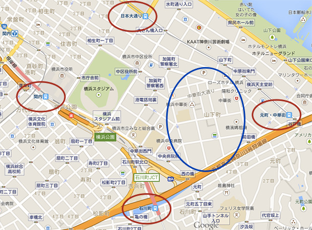 中華街全体MAP