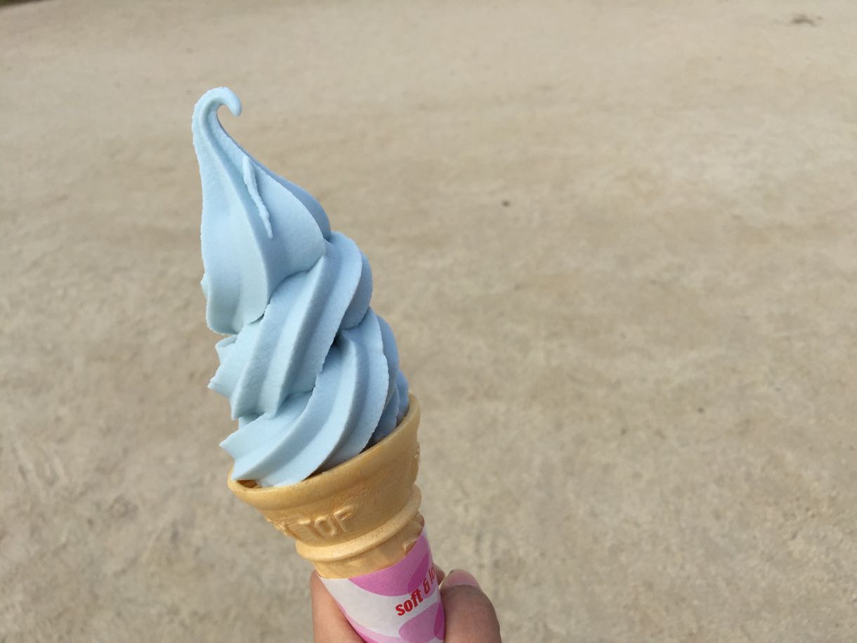 ネモフィラソフトクリーム