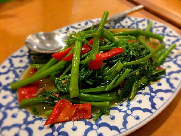 空芯菜の炒めもの