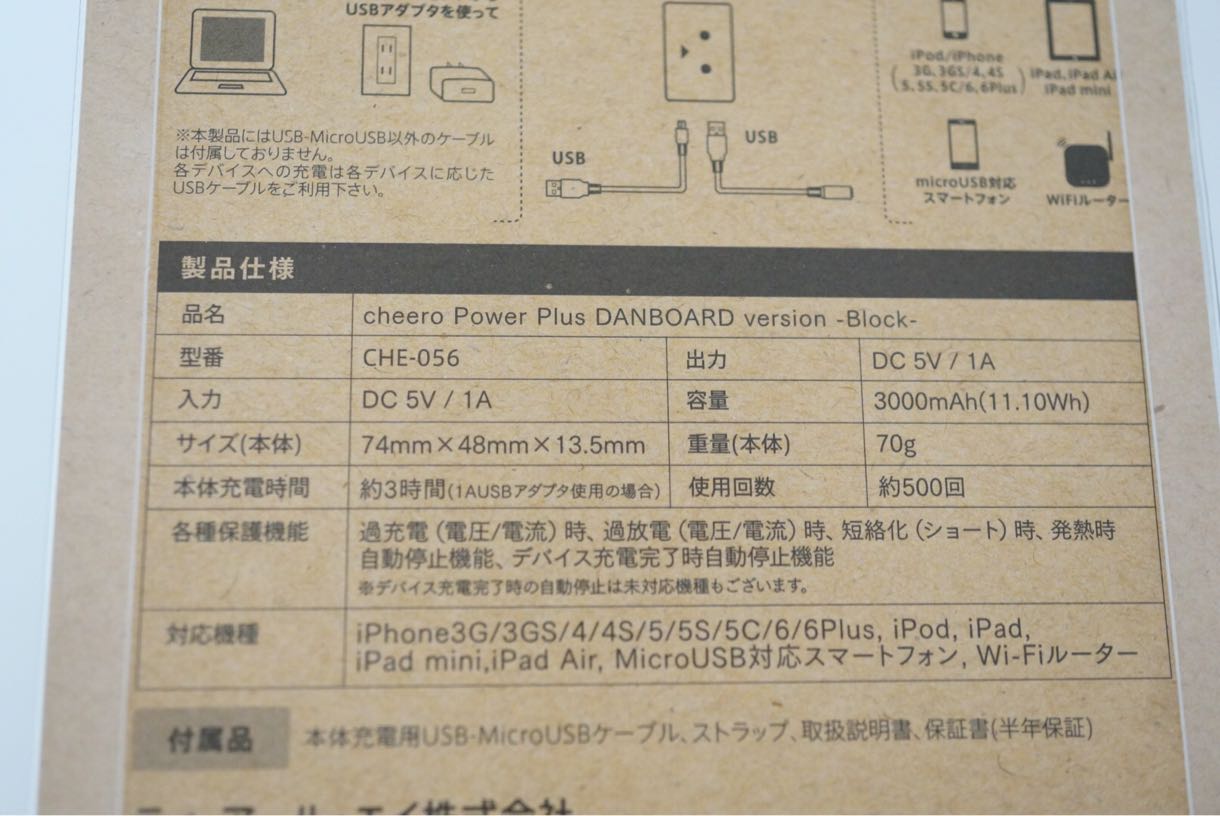 Power Plus DANBOARD Block 製品仕様
