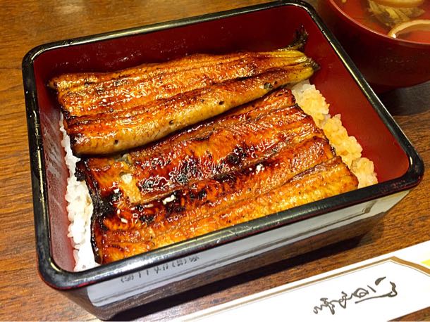 ふっくらとした香ばしいうなぎ