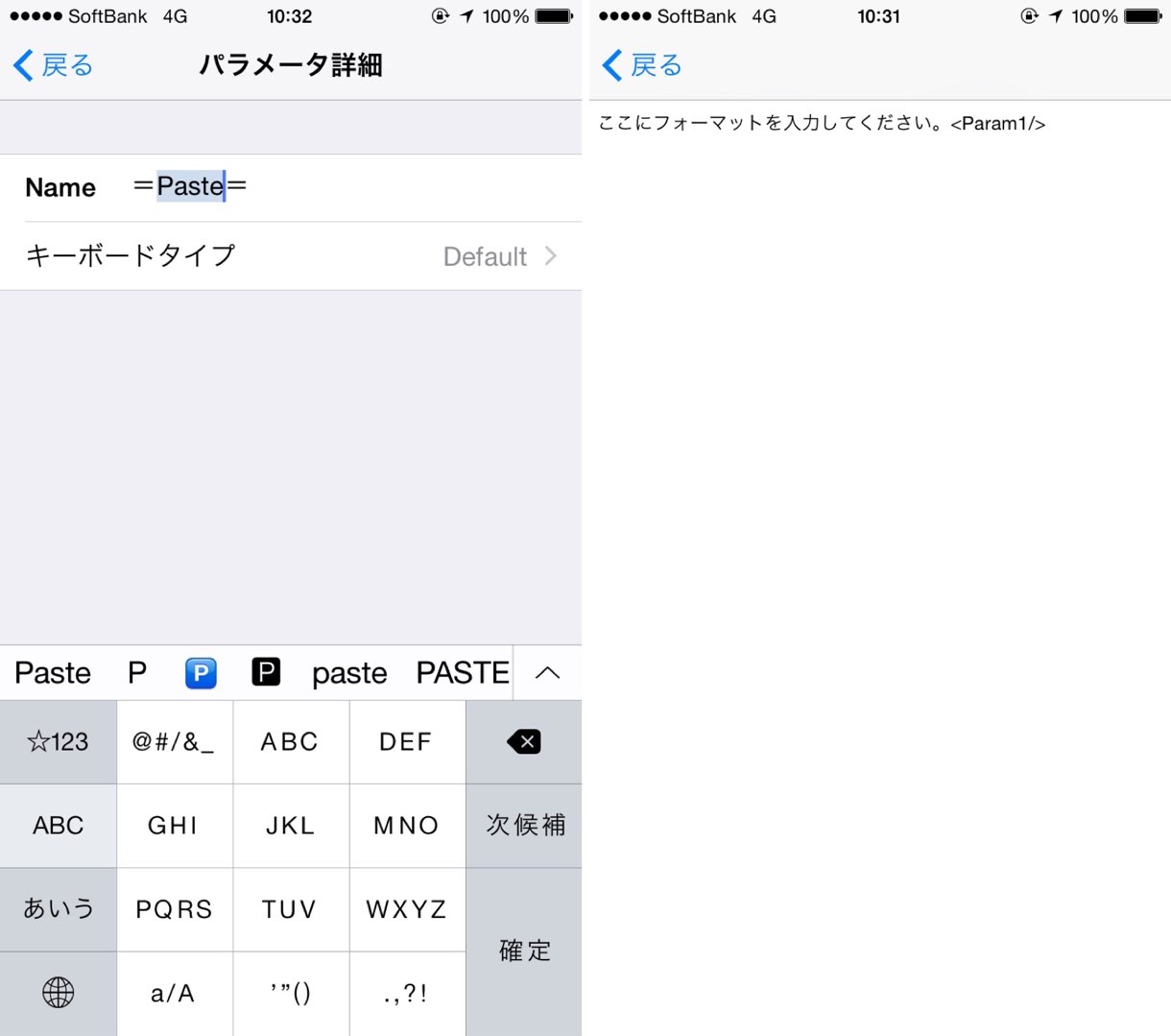 カスタム入力支援