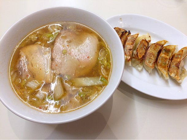 おいしいラーメンと餃子セット