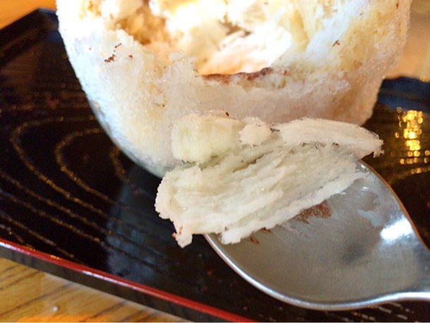 2種類削り方の氷