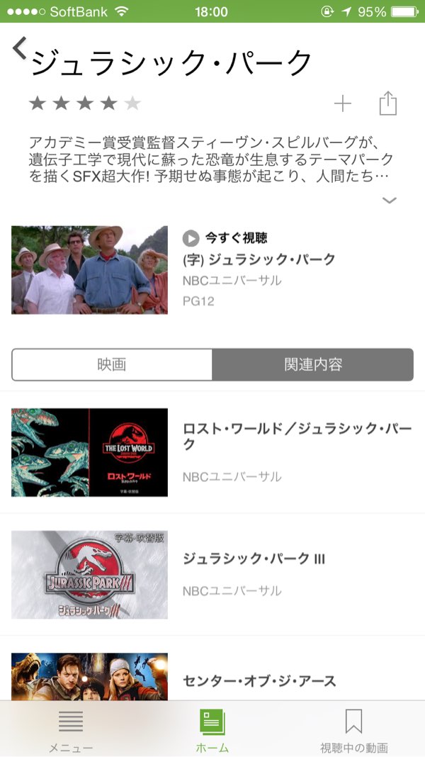 ジュラシック・パーク関連作品一覧