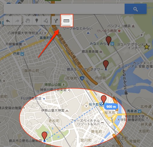 距離の測定