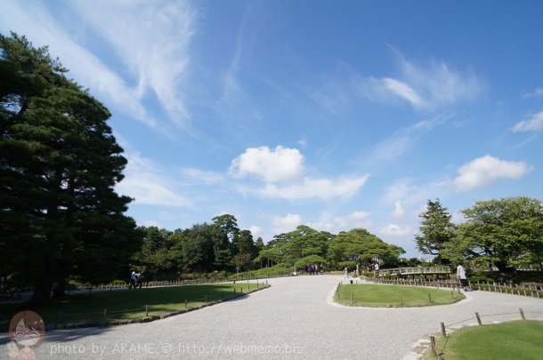 兼六園と青空