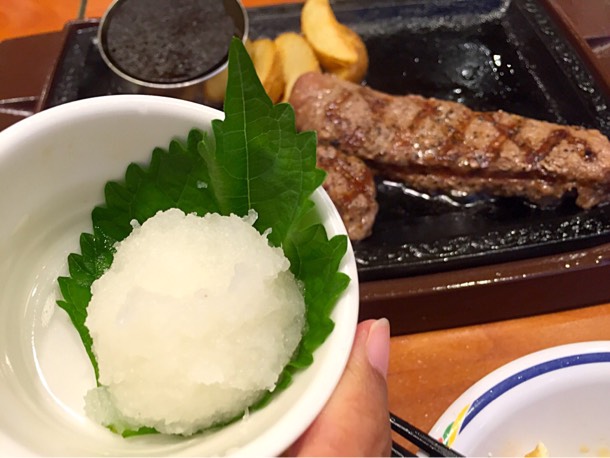 おろしをトッピングで注文