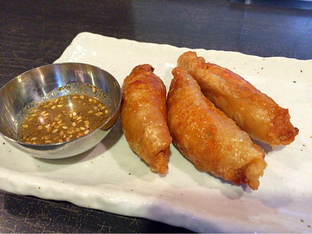 麺やBar 渦 ランチセット 鶏皮ぎょうざ