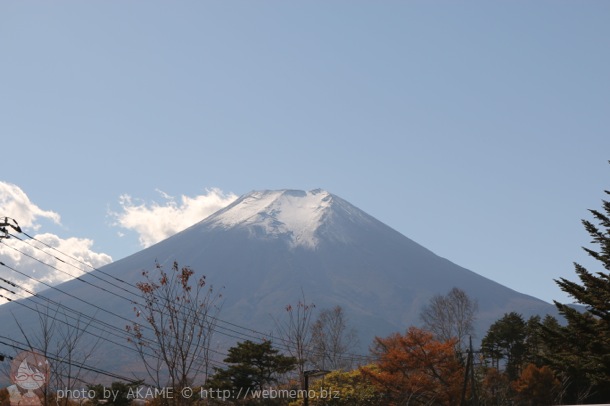 しのびの里から見える富士山