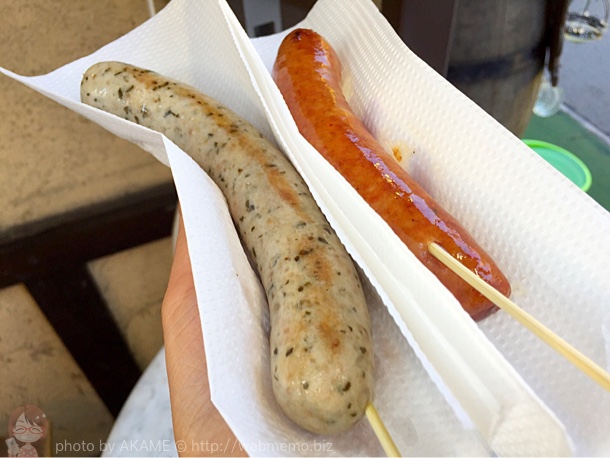 腸詰屋 バジルソーセージとチョリソー