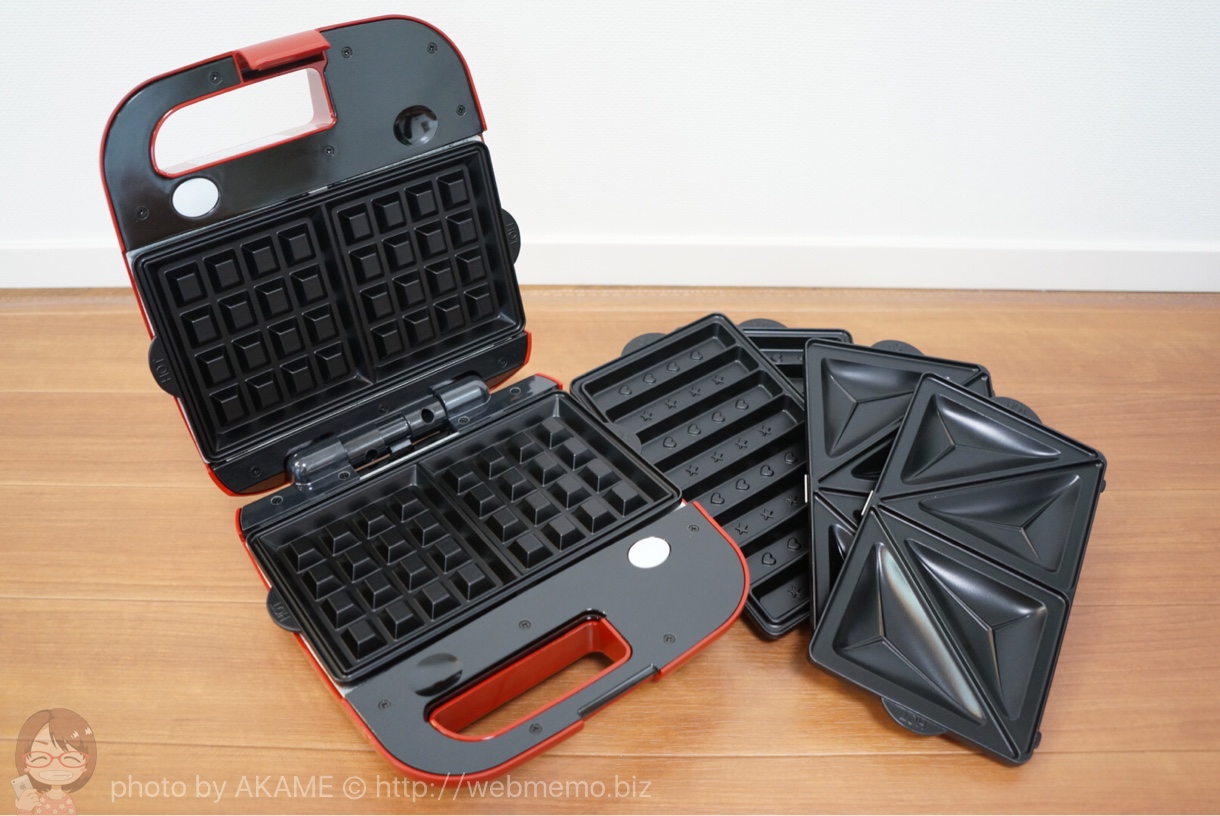 人気ホットサンドメーカー テスコム「HSM530-R」