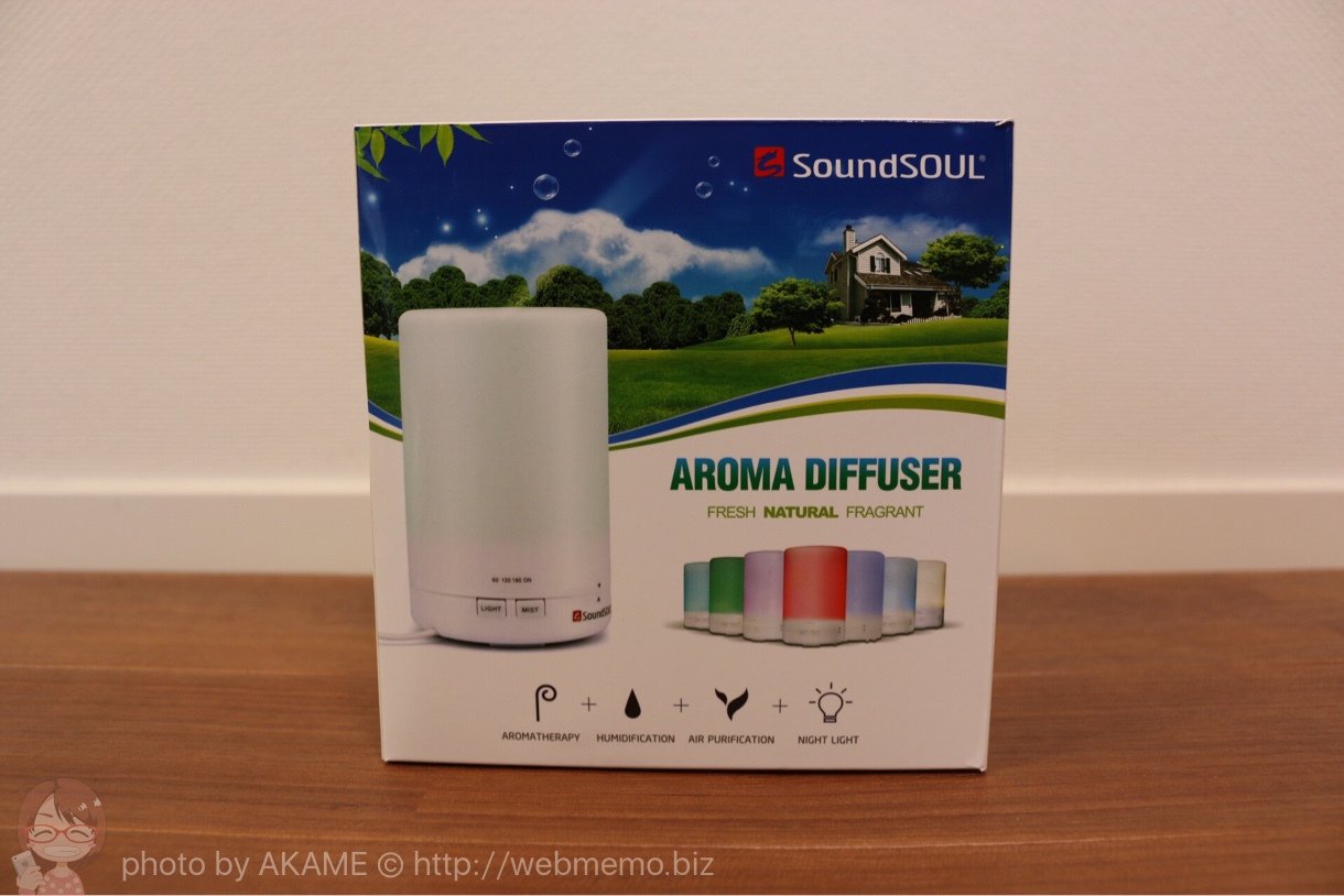 SoundSOULアロマディフューザーの箱