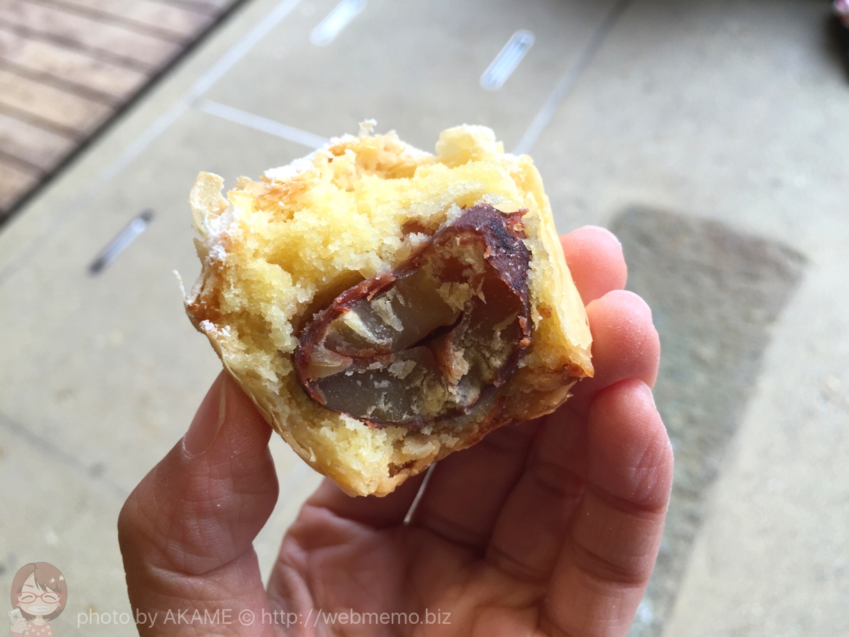 パリパリ焼きモンブラン 断面