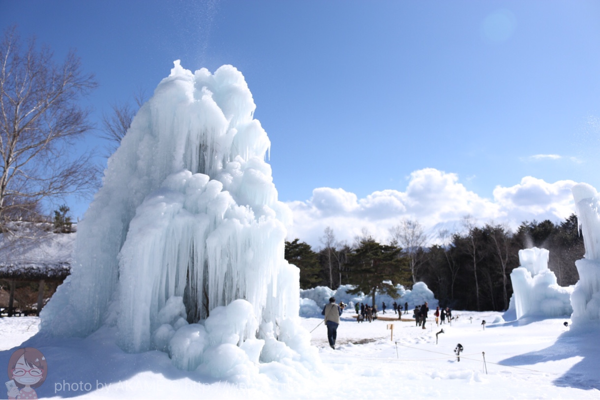 竜宮城と雪景色